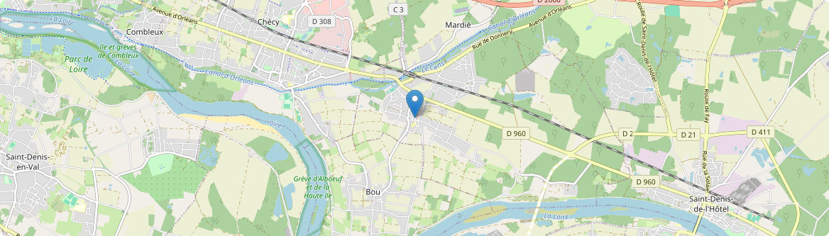 Mardié - Carte