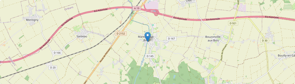 Mareau-aux-Bois - Carte
