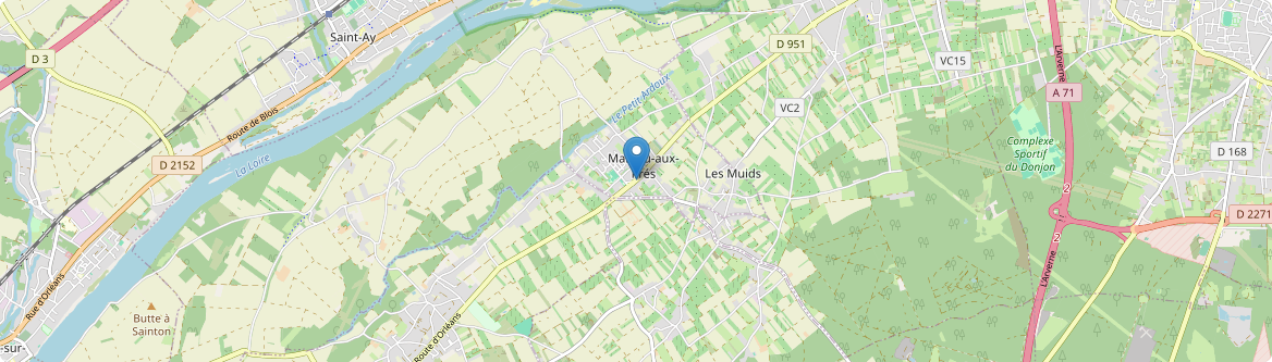 Mareau-aux-Prés - Carte