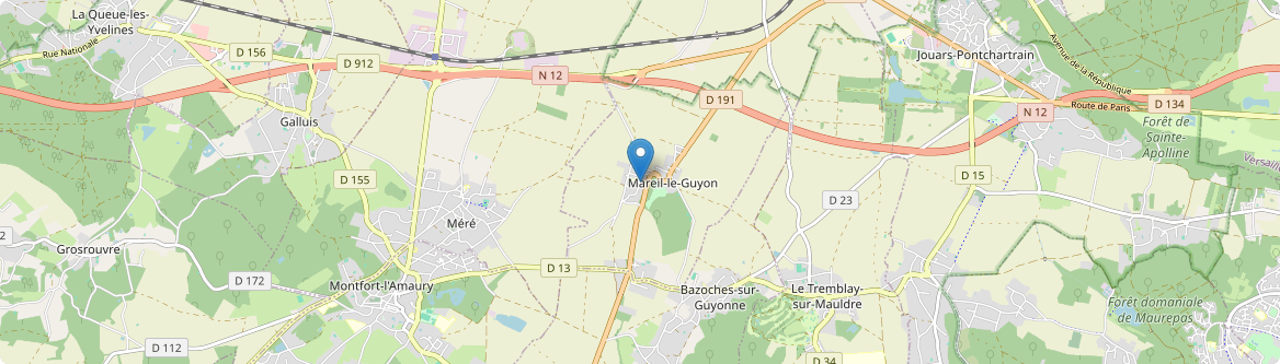 Mareil-le-Guyon - Carte