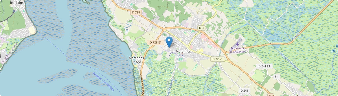 Marennes-Hiers-Brouage - Carte