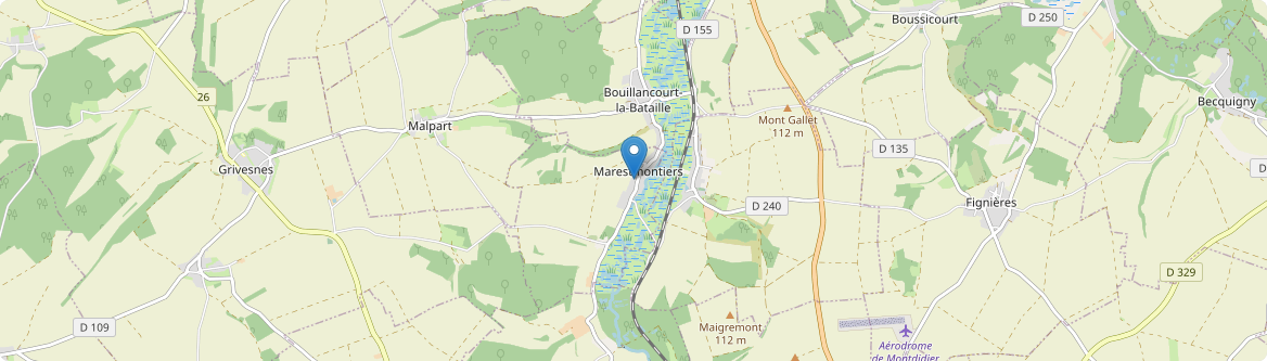 Marestmontiers - Carte