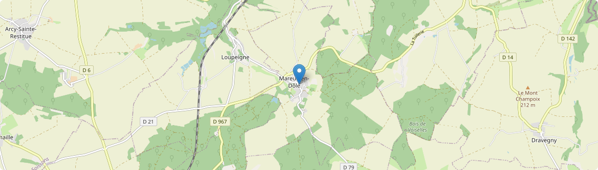 Mareuil-en-Dôle - Carte