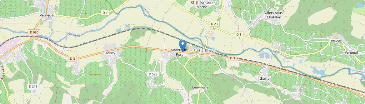 Mareuil-le-Port - Carte