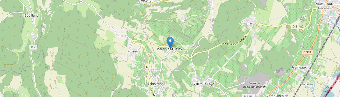 Marey-lès-Fussey - Carte