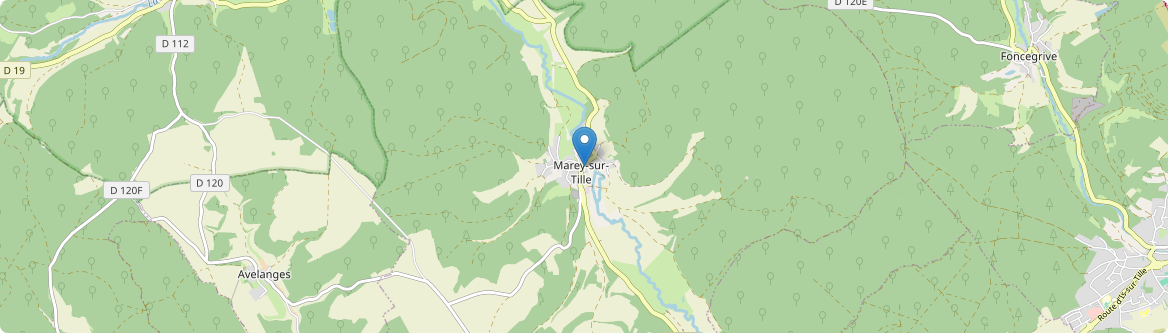 Marey-sur-Tille - Carte