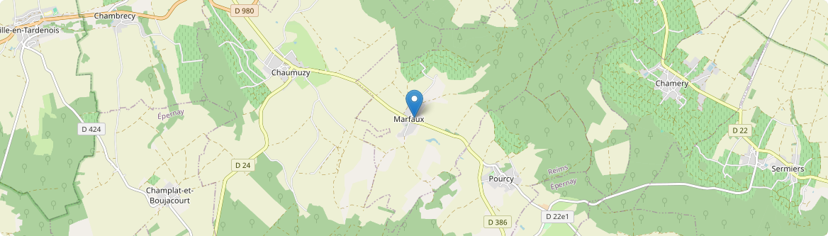 Marfaux - Carte