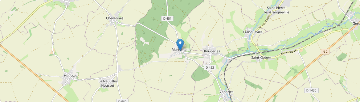 Marfontaine - Carte