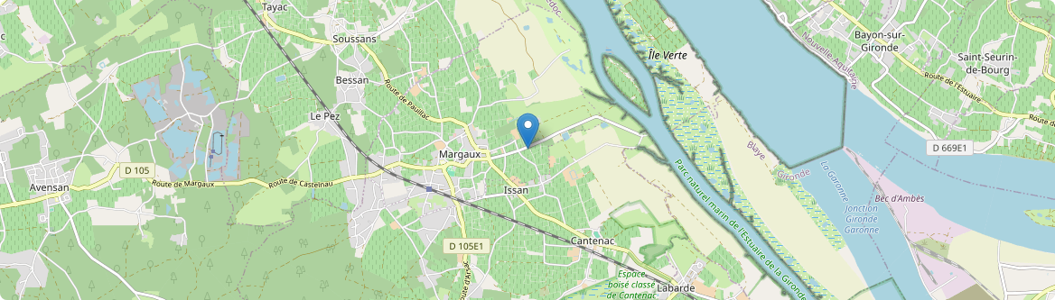 Margaux-Cantenac - Carte
