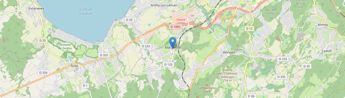 Margencel - Carte