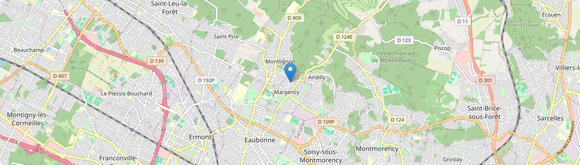 Margency - Carte