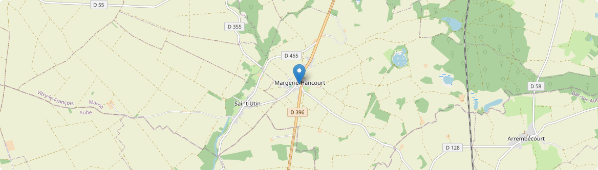 Margerie-Hancourt - Carte
