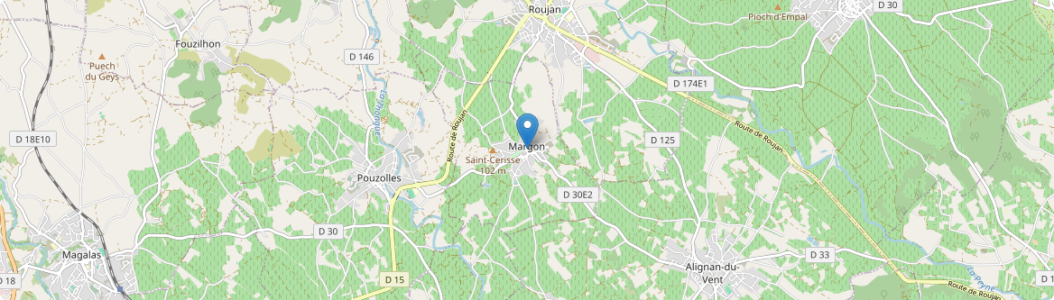 Margon - Carte