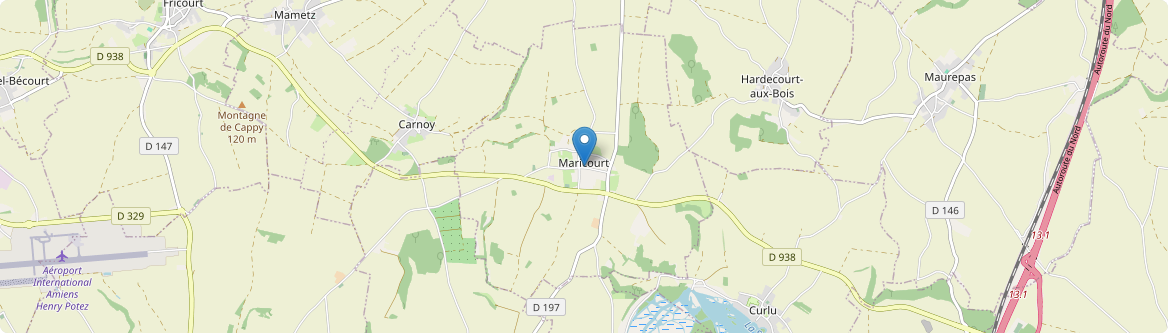 Maricourt - Carte