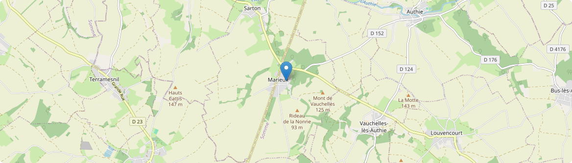 Marieux - Carte