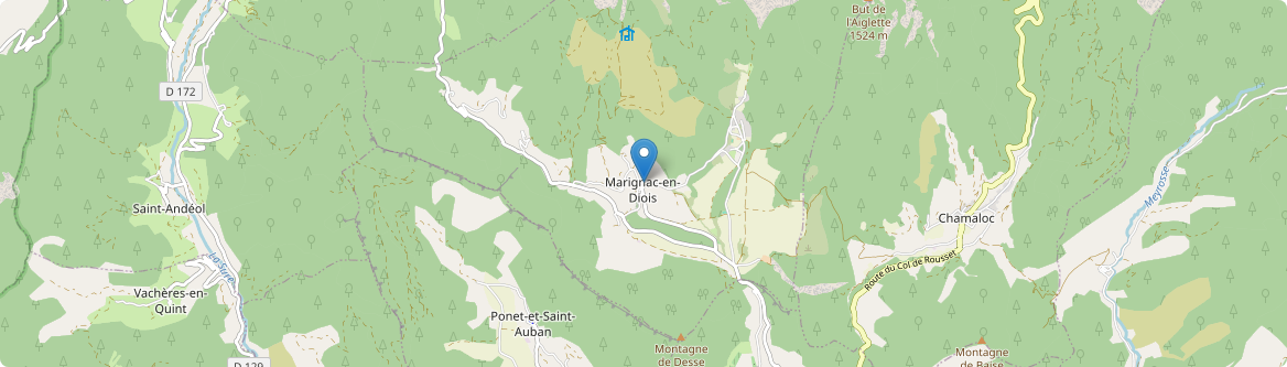 Marignac-en-Diois - Carte