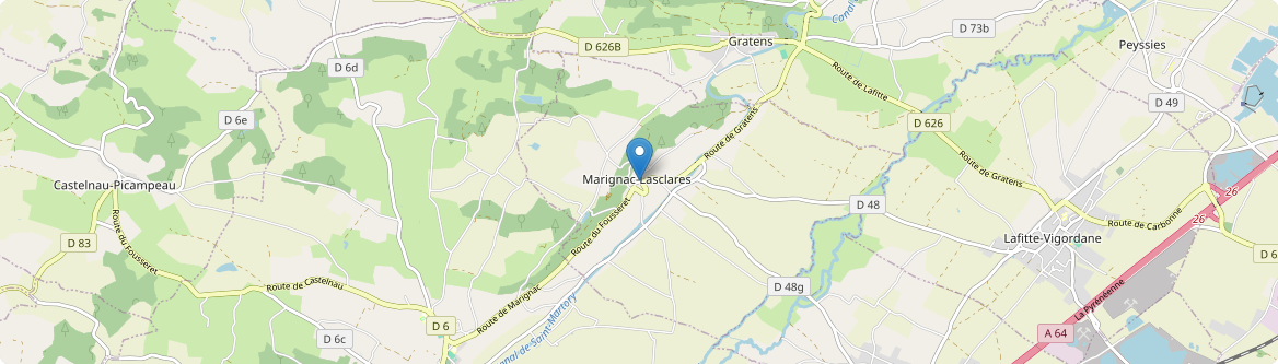 Marignac-Lasclares - Carte