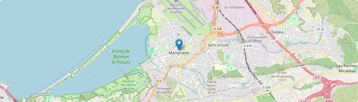 Marignane - Carte