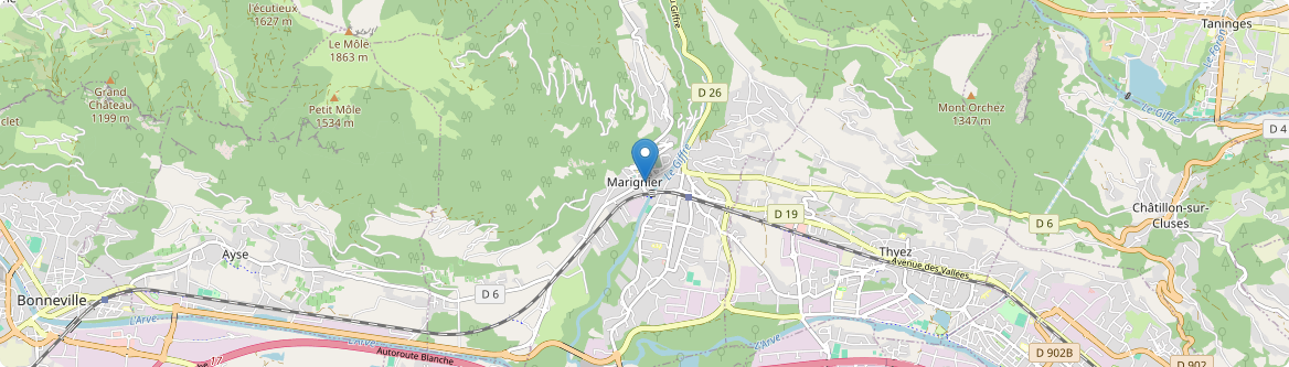 Marignier - Carte