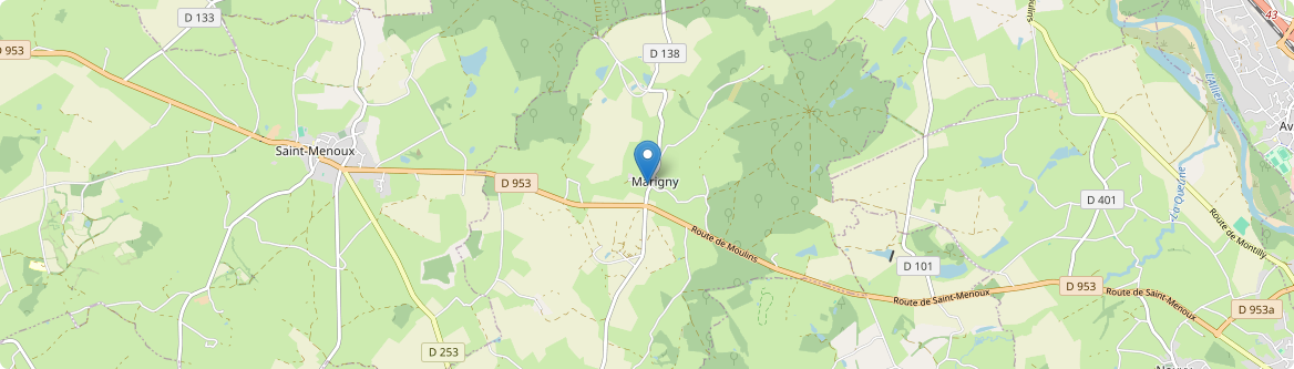 Marigny - Carte