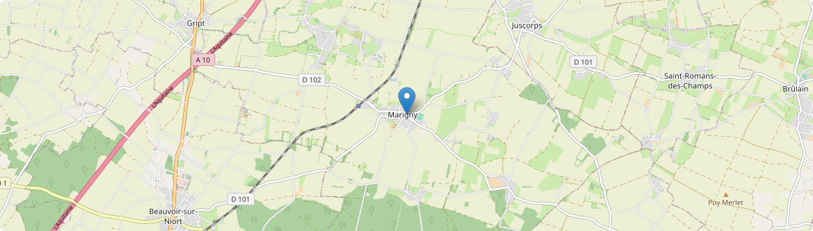 Marigny - Carte