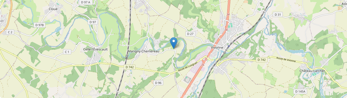 Marigny-Chemereau - Carte