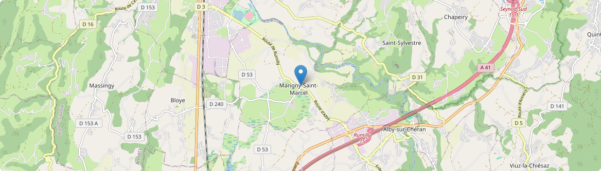 Marigny-Saint-Marcel - Carte