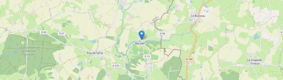 Marillet - Carte