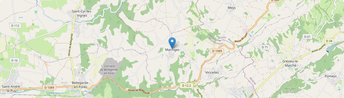 Maringes - Carte