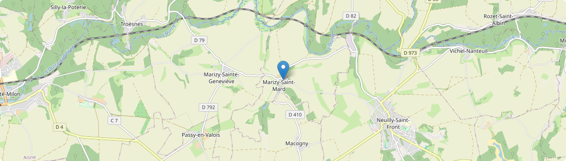 Marizy-Saint-Mard - Carte
