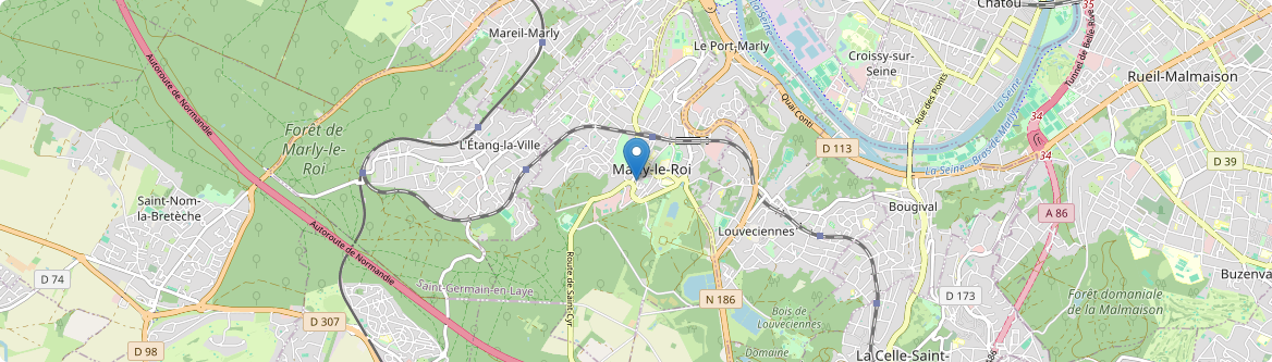 Marly-le-Roi - Carte