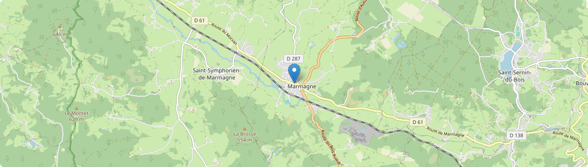 Marmagne - Carte