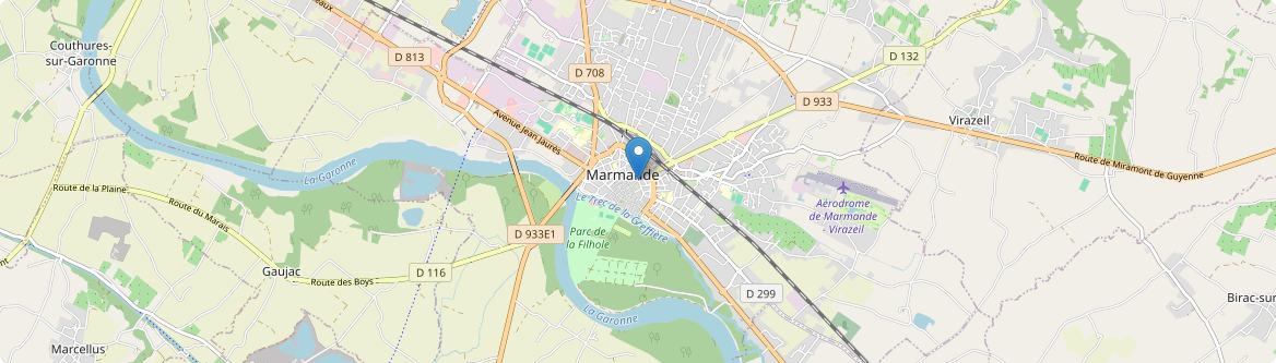 Marmande - Carte
