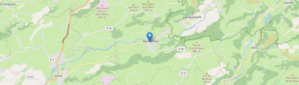 Marmanhac - Carte