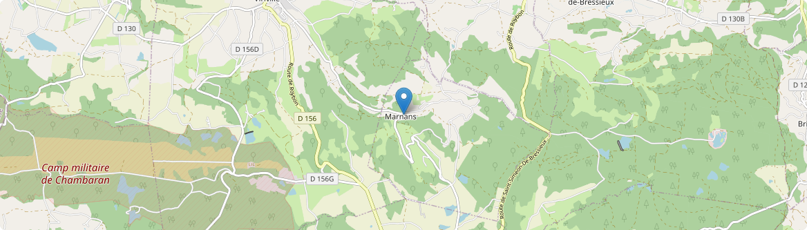 Marnans - Carte