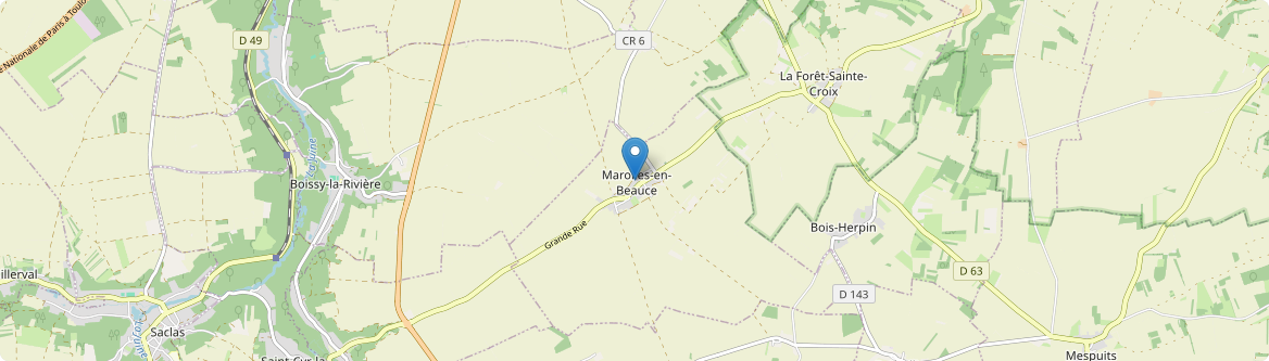 Marolles-en-Beauce - Carte