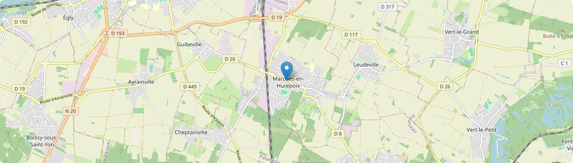 Marolles-en-Hurepoix - Carte