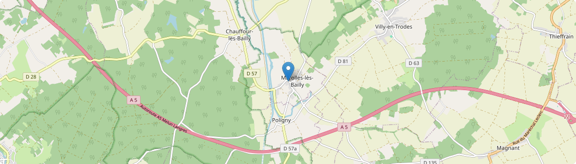 Marolles-lès-Bailly - Carte