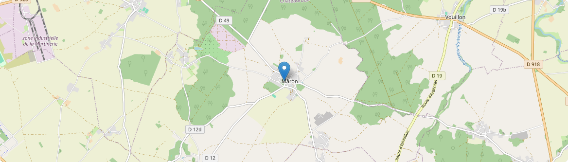 Mâron - Carte