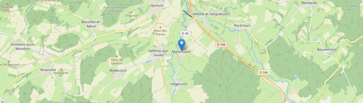 Maroncourt - Carte
