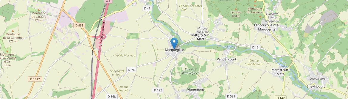 Marquéglise - Carte