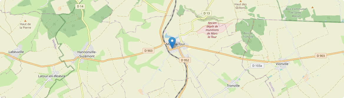 Mars-la-Tour - Carte