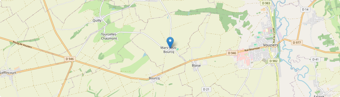 Mars-sous-Bourcq - Carte