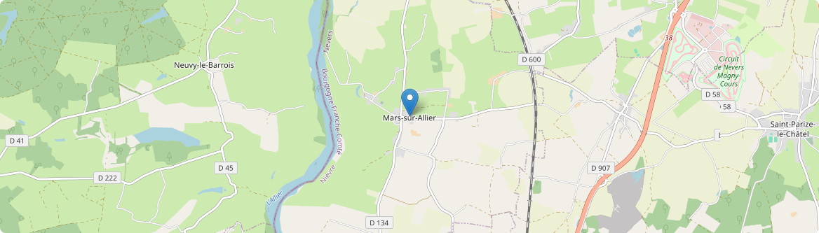 Mars-sur-Allier - Carte