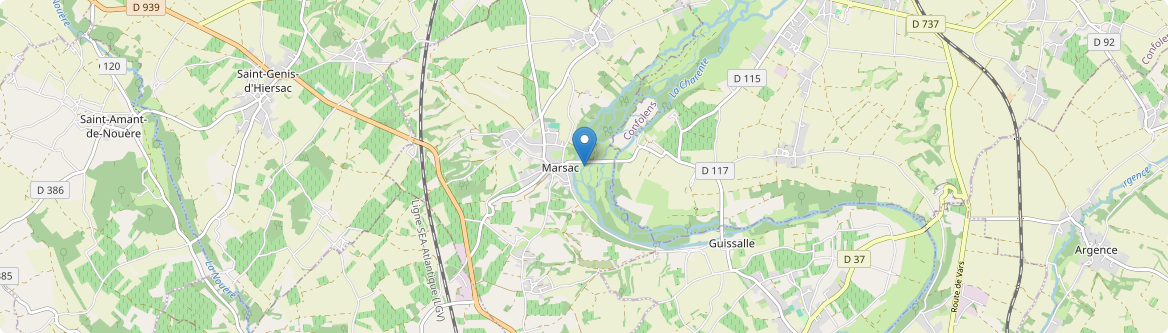 Marsac - Carte