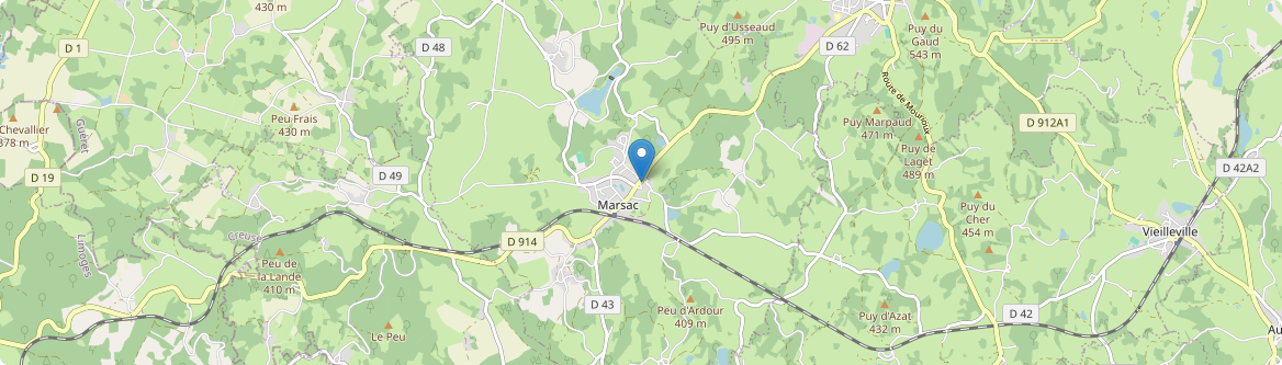 Marsac - Carte
