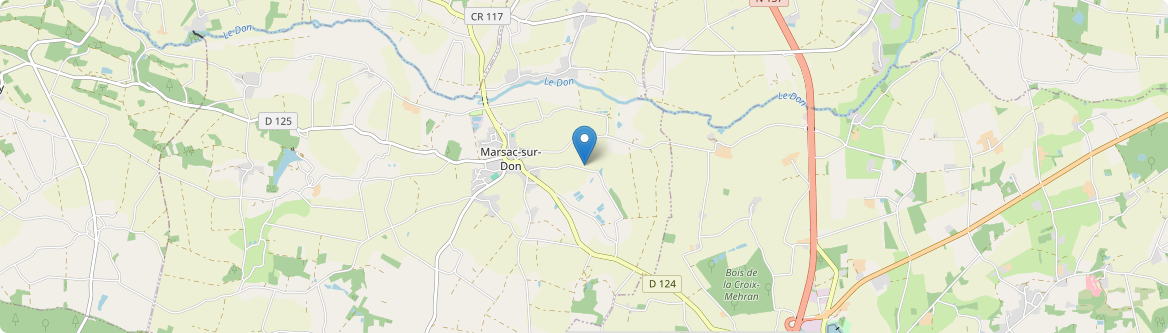 Marsac-sur-Don - Carte