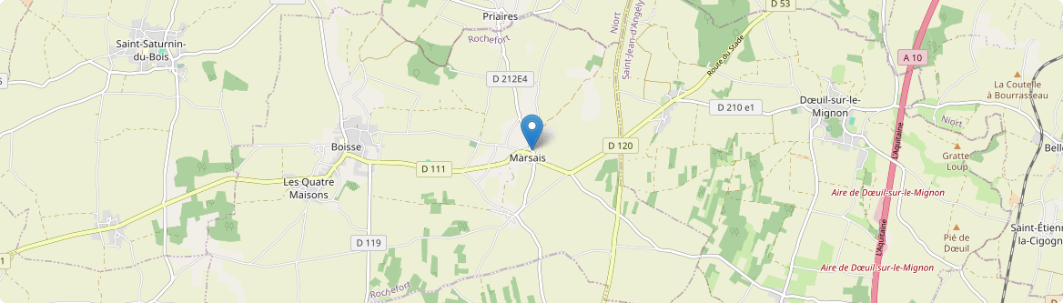 Marsais - Carte