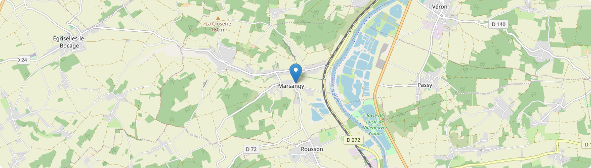 Marsangy - Carte