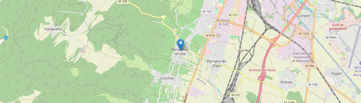 Marsannay-la-Côte - Carte